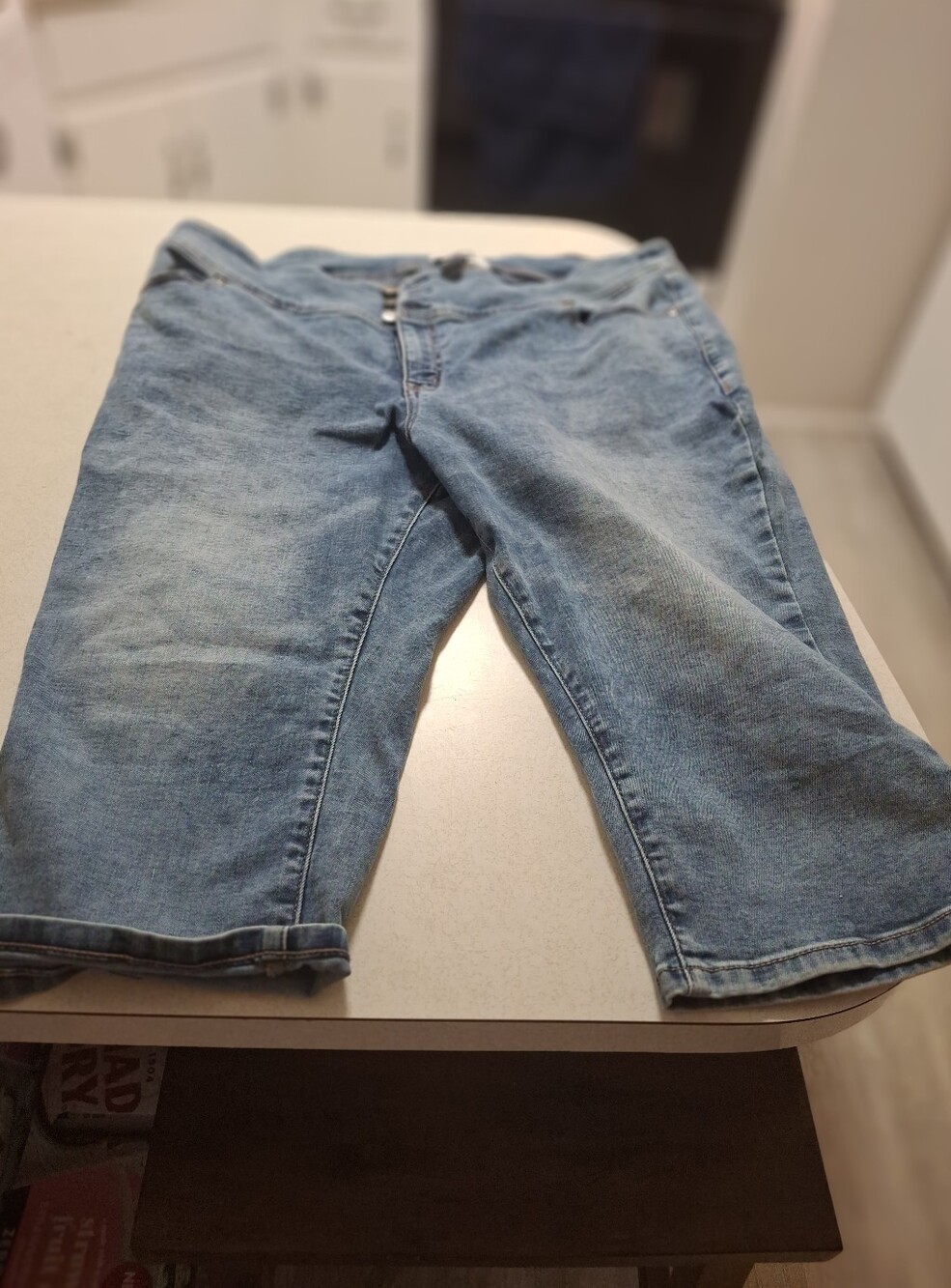 Lane Bryant Denim Capris 22 WOMENS PLUS BARELY WORN